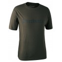 Deerhunter Logo T-shirt kurzärmlig Bark green