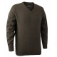 Deerhunter Brighton Pullover V-hals Dark Elm