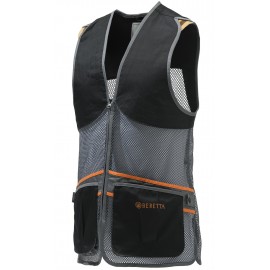 Beretta Full Mesh Vest Schwarz/Orange