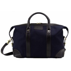 Baron Weekend Bag Small Blue Canvas
