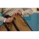 Baron Garment Bag Khaki Canvas