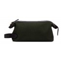 Baron Wash Bag Green Canvas