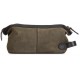 Baron Wash Bag Green Leder