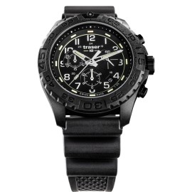 Traser H3 P96 OdP Evolution Chrono Black, Kautschukband