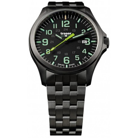 Traser H3 P67 Officer Pro GunMetal Black/Lime