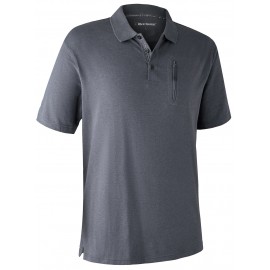 Deerhunter Larch Polo Hemd Iron melange