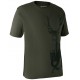 Deerhunter T-shirt mit Hirsch Bark green