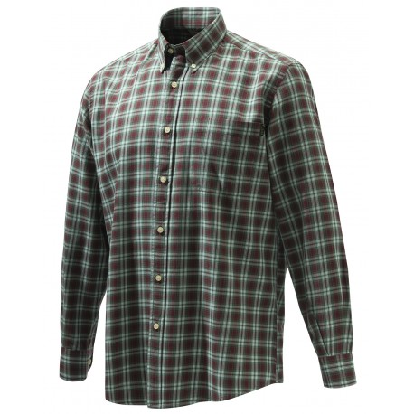 Beretta Wood Button Down Hemd Green/Port Royale Check