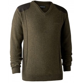 Deerhunter Sheffield Pullover mit V-Ausschnitt Cypress