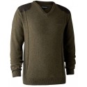 Deerhunter Sheffield Pullover mit V-Ausschnitt Cypress