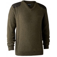 Deerhunter Sheffield Pullover mit V-Ausschnitt Cypress