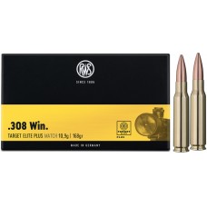 RWS .308 Win. Target Elite Plus 10,9g/168grs.
