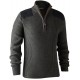 Deerhunter Rogaland Strick mit Reissverschluss Dark Grey melange