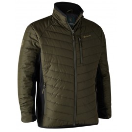 Deerhunter Moor Wattierte Jacke mit Softshell Adventure Green