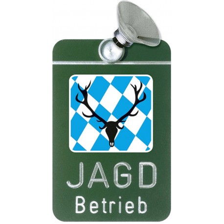 Autoschild "Jagdbetrieb"