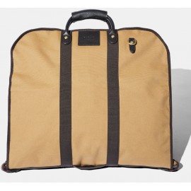 Baron Garment Bag Khaki Canvas