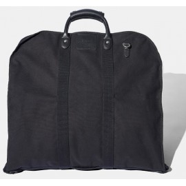 Baron Garment Bag Black Canvas