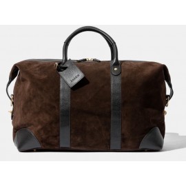 Baron Classic Weekend Bag Brown Suede