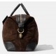 Baron Classic Weekend Bag Brown Suede