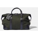 Baron Weekend Bag Small Green Canvas