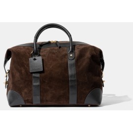 Baron Classic Weekend Bag Small Brown Suede