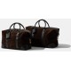 Baron Weekend Bag Small Brown Suede