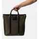 Baron Tote Bag Green Canvas