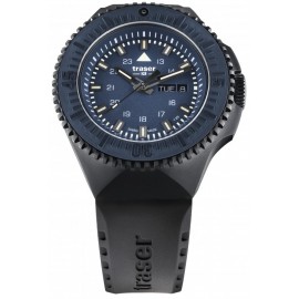 Traser H3 P69 Black Stealth Blue, Kautschukband