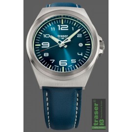 Traser H3 P59 Essential M Blue, Lederband