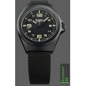 Traser H3 P59 Essential S Black, Milanese Edelstahlband PVD-beschichtet