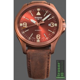 Traser H3 P67 Officer Pro Automatic Bronze Brown, Lederband