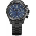 Traser H3 P67 Officer Pro Chronograph Blue, Edelstahlband PVD