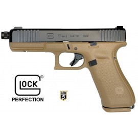 Glock 17 Gen5 FR Coyote mit Gewindelauf