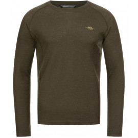 Blaser Herren Merino Base Layer Roundneck Jonar dunkelbraun