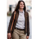 Blaser Damen Fleecejacke Kora dunkelbraun