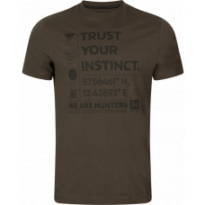 Härkila Instinct T-Shirt Shadow Brown