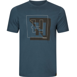 Härkila H-Logo T-shirt Sea blue