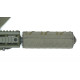 OA-Schalldämpfer Cover, Hitzeschutz aus Nylon, Farbe coyote, Made in Germany