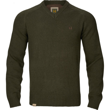 Härkila Vincent Merino Pullover Mit V-Ausschnitt Demitasse brown