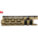 Heckler & Koch M-Lok Handschutz m. Schnellverschluss f. MR308 (13", 16,5", 20") FDE, Picatinny (12), M-Lok (3,6,9)