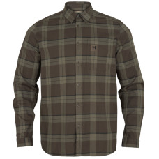 Härkila Fjell Langarmhemd Green check