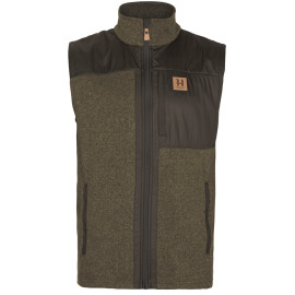 Härkila Kalix Fleeceweste Willow green/Shadow brown