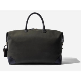 Baron Weekend Bag Green canvas
