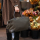 Baron Weekend Bag-Small Green Canvas