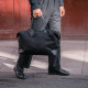 Baron Weekend Bag-Small Black Canvas