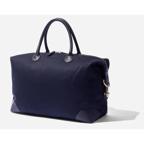 Baron Weekend Bag Small Blue Canvas