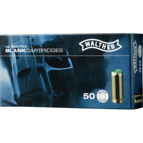 WALTHER PLATZPATRONEN cal. 9 mm P.A.K.