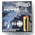 WALTHER PFEFFER-GAS PATRONEN cal. 9 mm P.A.PV. - 10 Schuss