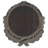 Keilerschild geschnitzt - 16cm, dunkel.