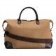 Baron Weekend Bag-Small Khaki Canvas